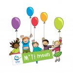 Logo MTimoun enfants tenant des ballons de baudruche